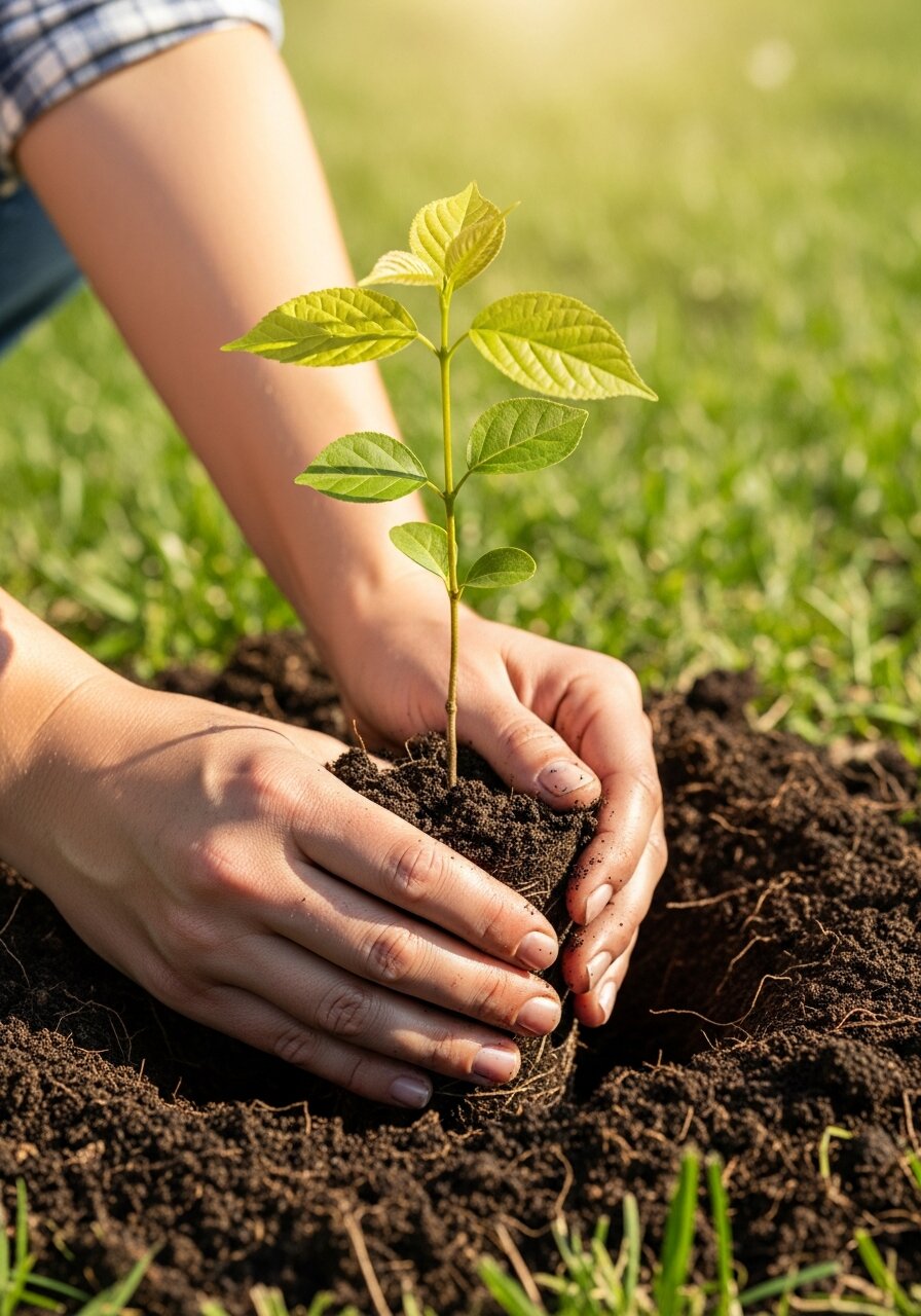 Professional tree planting service in Nashville